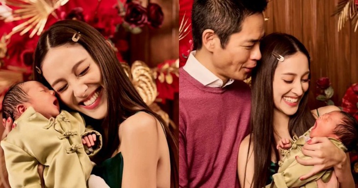 Trịnh Gia Dĩnh lần đầu khoe cận mặt quý tử Mèo Vàng vừa hạ sinh - Ảnh 1.