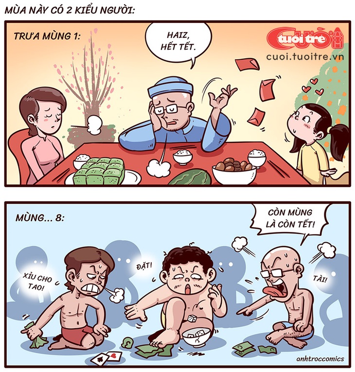 Hai thái cực còn Tết - hết Tết - Ảnh 1.