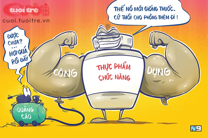 Thực phẩm chức năng ngụy trang... ô dề - Ảnh 1.
