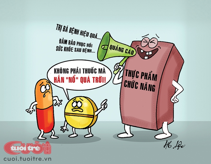 Thực phẩm chức năng ngụy trang... ô dề - Ảnh 2.