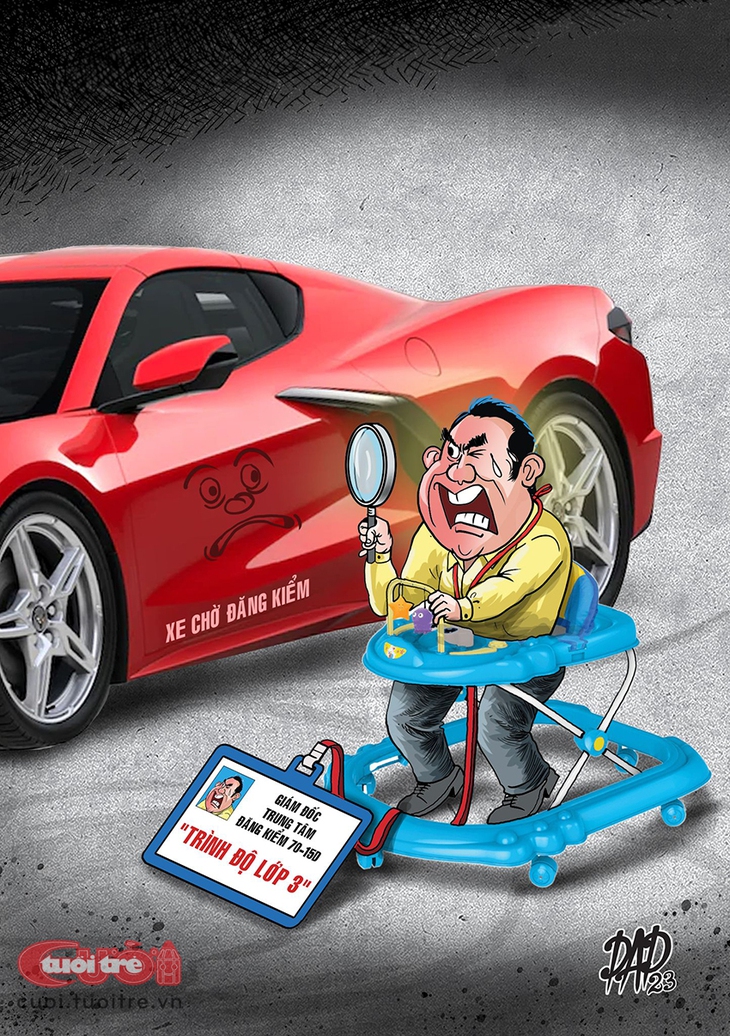 Lạ lùng giám đốc trung tâm đăng kiểm không biết chữ - Ảnh 1.