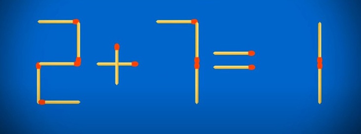 Thử tài IQ: Di chuyển một que diêm để 9+9=1 thành phép tính đúng - Ảnh 4.