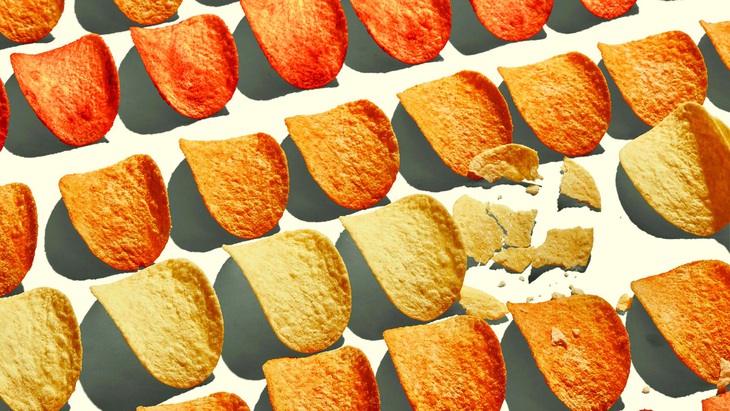 Ảnh minh họa snack khoai tây chiên của Alex Lau.