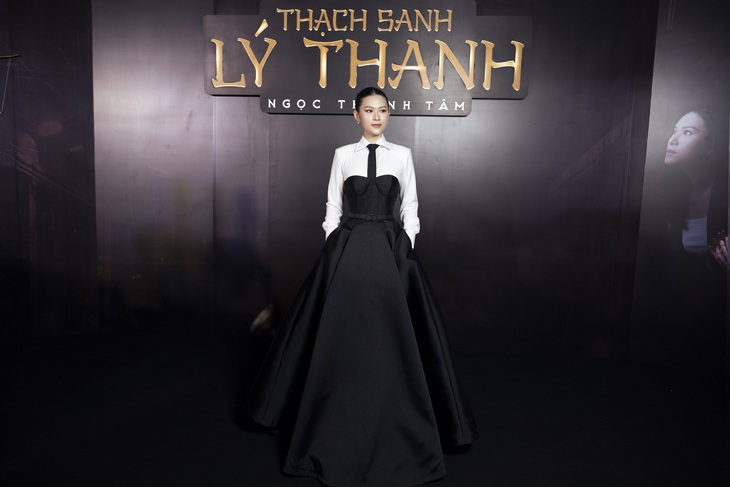 Ngọc Thanh Tâm tại buổi ra mắt web drama Thạch Sanh - Lý Thanh - dự án được đầu tư đến 10 tỉ đồng.&nbsp;