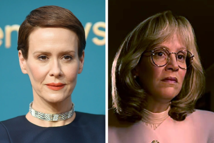 Sarah Paulson trong vai Linda Trip của phim American Crime Story (2021).