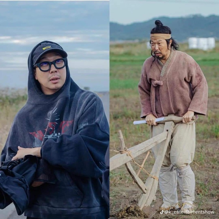 Haha "biến hình" thành công thành ông nông dân lành nghề