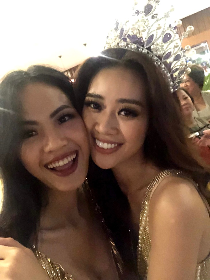 Hương Ngô từng là quản lý thí sinh của Khánh Vân tại Hoa hậu Hoàn vũ Việt Nam 2019