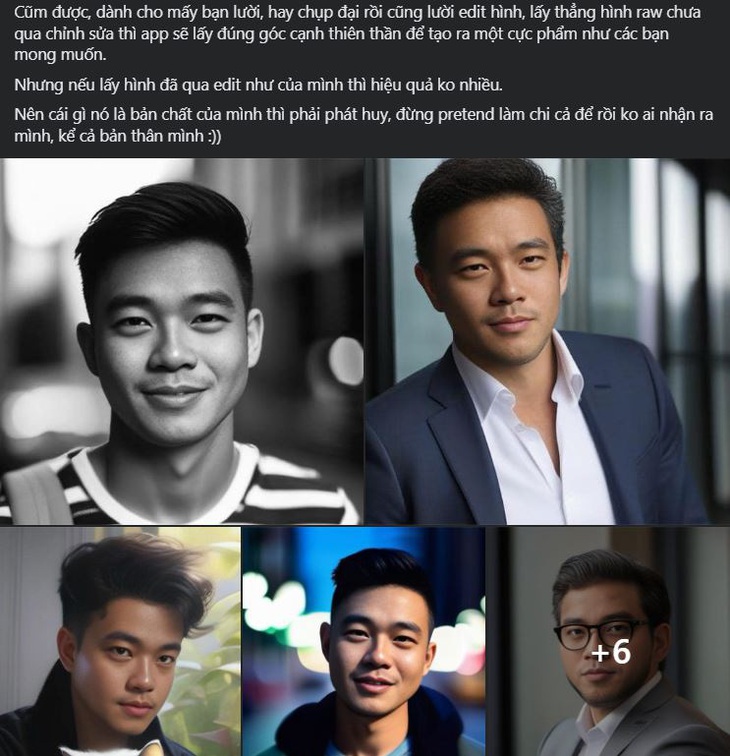 Một người dùng "chê" khi Zalo AI Avatar không đáp ứng được như mong đợi.