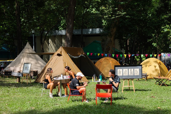 Khu vực Camping thú vị giữa lòng thành phố