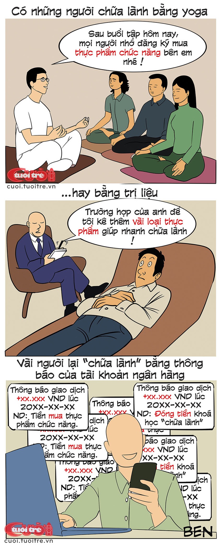 Phương pháp&nbsp;chữa lành&nbsp;của bậc thầy - Tranh: BEN