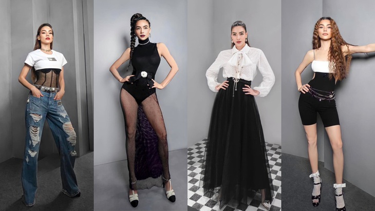 Mỗi lần xuất hiện Hồ Ngọc Hà đều gây choáng ngợp bởi khả năng phối kết trang phục cực sang chảnh, đẹp mắt. Mỗi set trang phục của cô có giá trị 200-300 triệu đồng