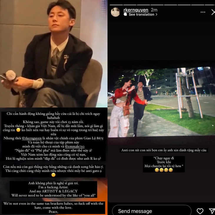 Nam diễn viên không ngần ngại "combat" anti-fan bằng những lời lẽ gay gắt