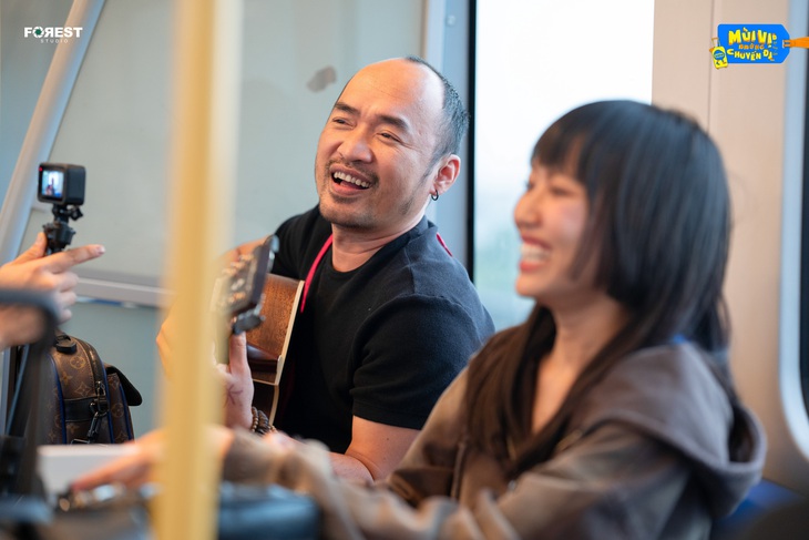 "Anh cả" Tiến Luật và Diệu Nhi hở tí là tấu hài khiến khán giả cười nghiêng ngả. 