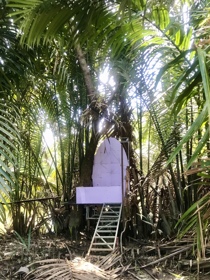 Góc chill kiểu "cây nhà lá vườn".