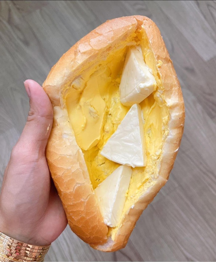 Ổ bánh mì dành cho người yêu bơ sữa