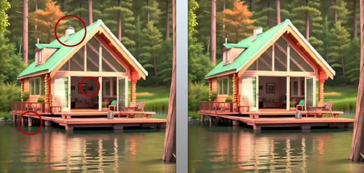 Mắt 10/10 mới thấy 5 điểm khác biệt trong tranh - Ảnh 1.