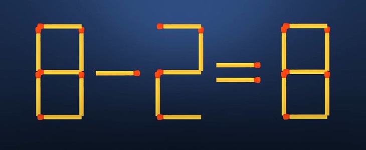 Thử tài IQ: Di chuyển một que diêm để 2-8=7 thành phép tính đúng - Ảnh 7.