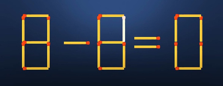 Thử tài IQ: Di chuyển một que diêm để 3-8=5 thành phép tính đúng - Ảnh 1.