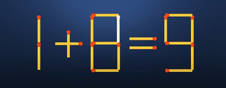 Thử tài IQ: Di chuyển một que diêm để 2-8=7 thành phép tính đúng - Ảnh 1.
