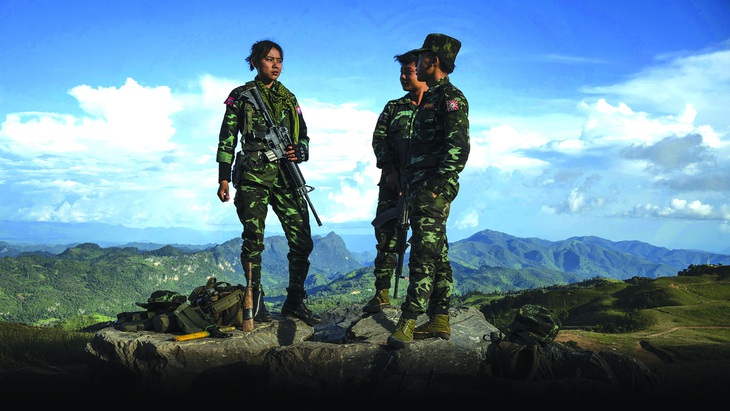 Cuộc chiến ở Myanmar đang tới hồi khốc liệt.  Ảnh: Globe and Mail