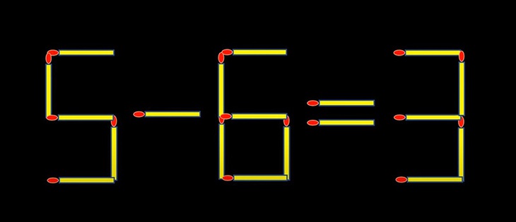 Thử tài IQ: Di chuyển một que diêm để 4+7=5-4 thành phép tính đúng - Ảnh 4.