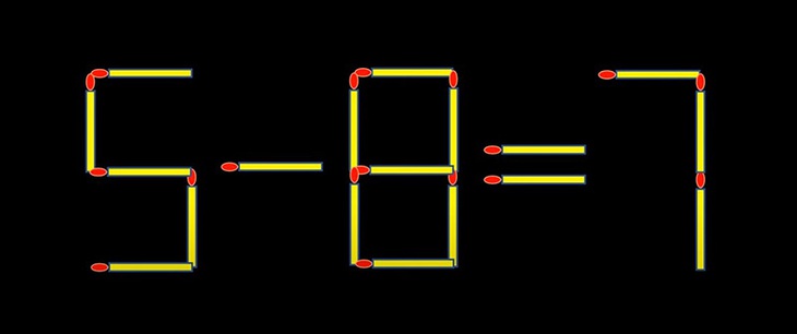 Thử tài IQ: Di chuyển một que diêm để 8-3=1-1 thành phép tính đúng - Ảnh 7.
