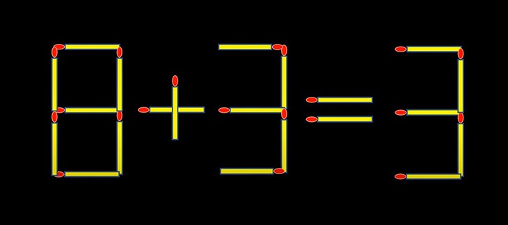 Thử tài IQ: Di chuyển một que diêm để 6-6=1 thành phép tính đúng- Ảnh 5.