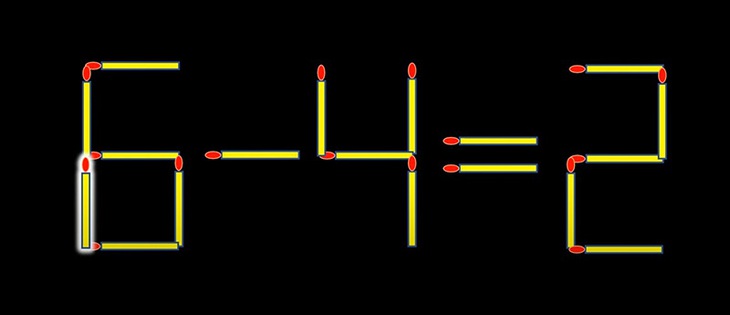 Thử tài IQ: Di chuyển một que diêm để 6-6=1 thành phép tính đúng- Ảnh 4.