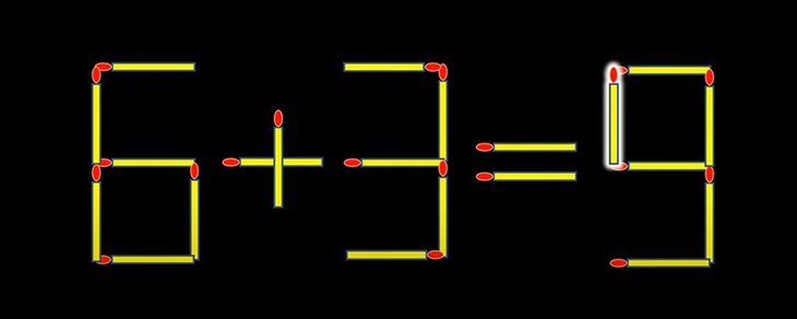 Thử tài IQ: Di chuyển một que diêm để 6-6=1 thành phép tính đúng- Ảnh 6.