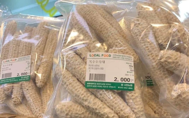 "Cùi bắp" ở Việt Nam nhưng là lõi ngô với người Hàn!