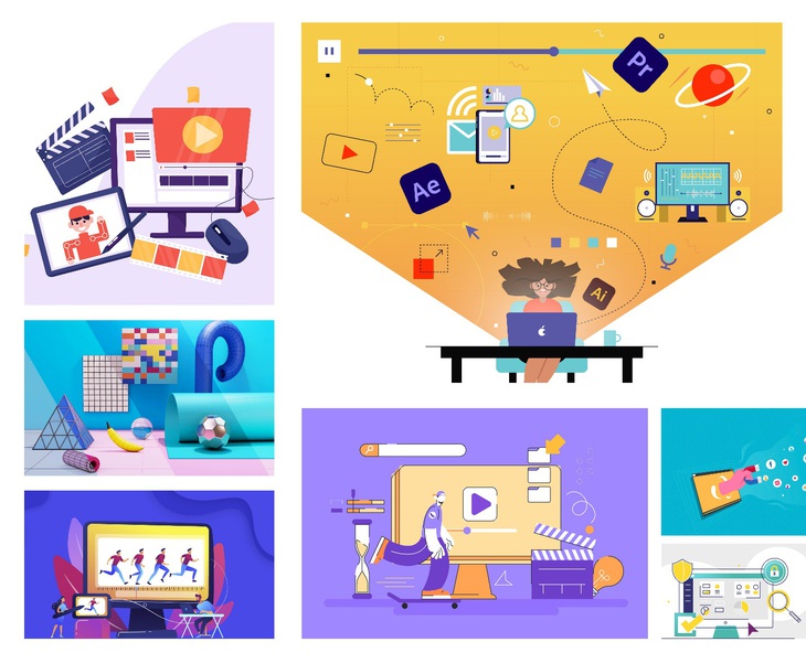 Motion graphics hiện nay được dùng phổ biến trong lĩnh vực truyền thông như explainer video, infographic, MV ca nhạc, quảng cáo…