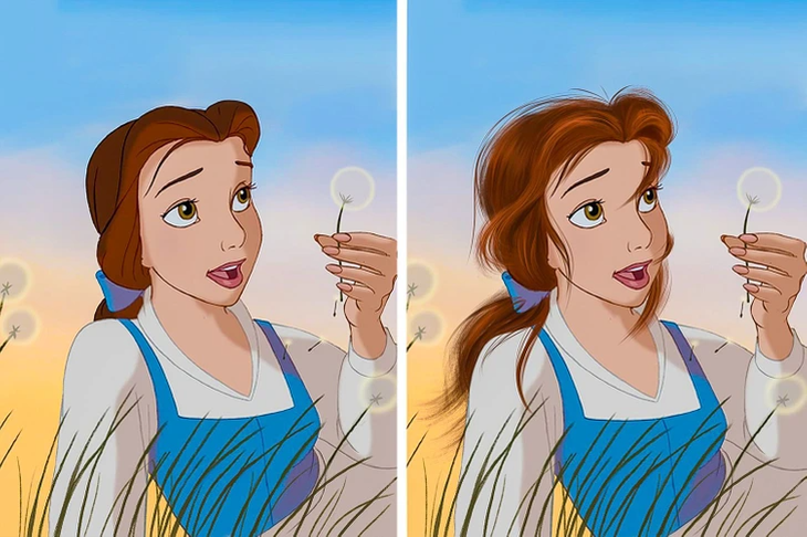 Nhân vật Belle trong phim Beauty and the Beast. 