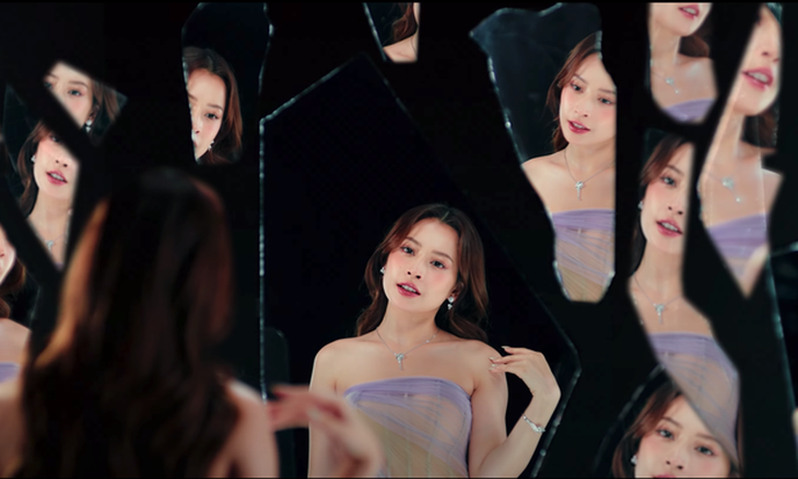 Chi tiết những mảnh gương vỡ như những khó khăn, trở ngại trong cuộc sống mà nữ ca sĩ phải trải qua