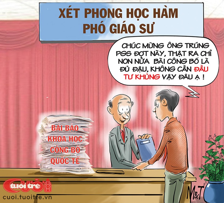Siêu&nbsp;phó giáo sư&nbsp;- Tranh: Đỗ Minh Tuấn