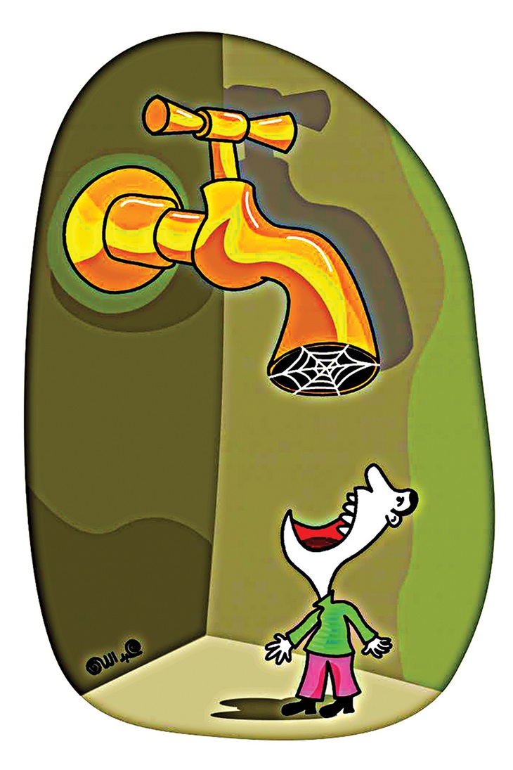 Sợi buồn con nhện giăng mau (anh em cứ ngóng, nước còn lâu mới về) - tranh của họa sĩ Ai Cập Abdallah