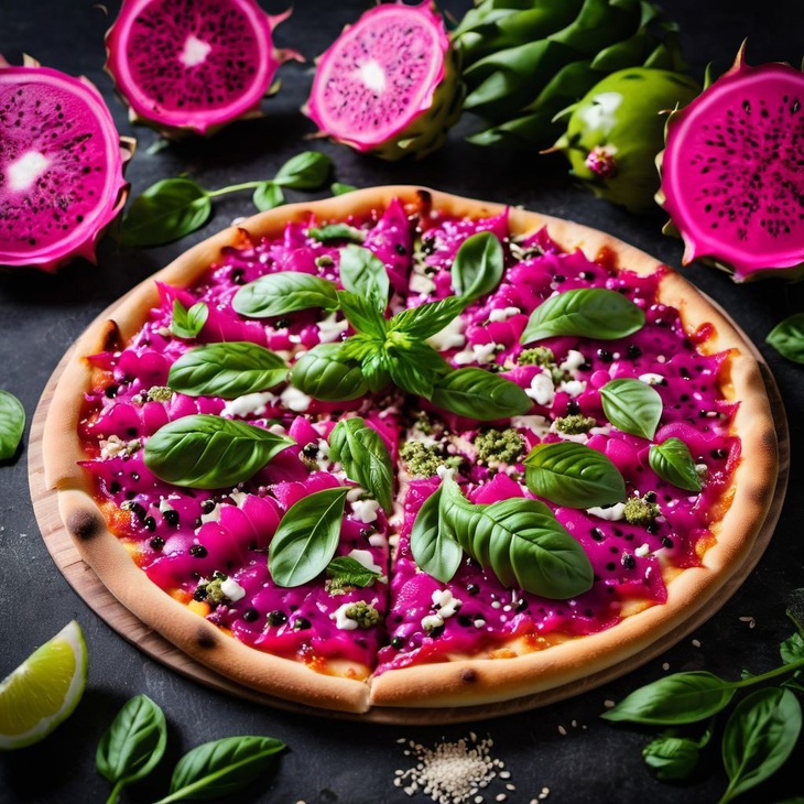 Đến cả bánh pizza cũng đành phải "đu trend".