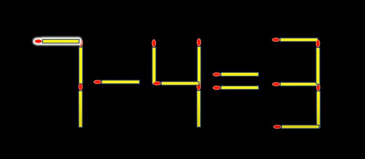 Thử tài IQ: Di chuyển một que diêm để 3-11=8 thành phép tính đúng- Ảnh 4.
