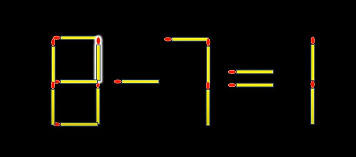 Thử tài IQ: Di chuyển một que diêm để 3-11=8 thành phép tính đúng- Ảnh 6.