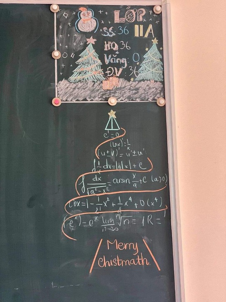 Làm toán hay là cây thông?!