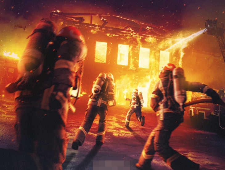 Hình poster giới thiệu bộ phim Đi về phía lửa dự kiến phát sóng đầu năm 2024