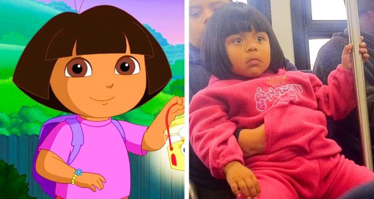 Nhân vật Dora Márquez trong phim Dora The Explorer và người dùng có tên geminimaster trên reddit.