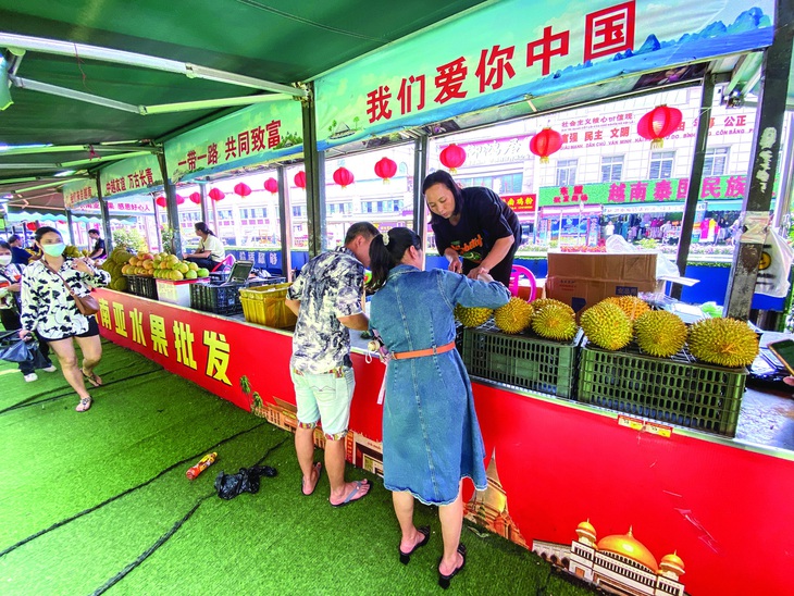 Sầu riêng là một trong những sản phẩm Việt Nam rất được Trung Quốc ưa chuộng.  Ảnh: scmp.com