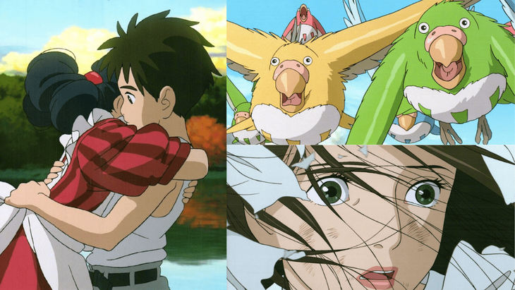 Cảnh trong phim Cậu bé và chim diệc. 