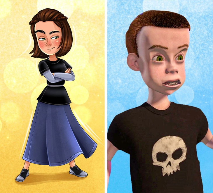 Nhân vật Sid Phillips trong phim Toy Story.