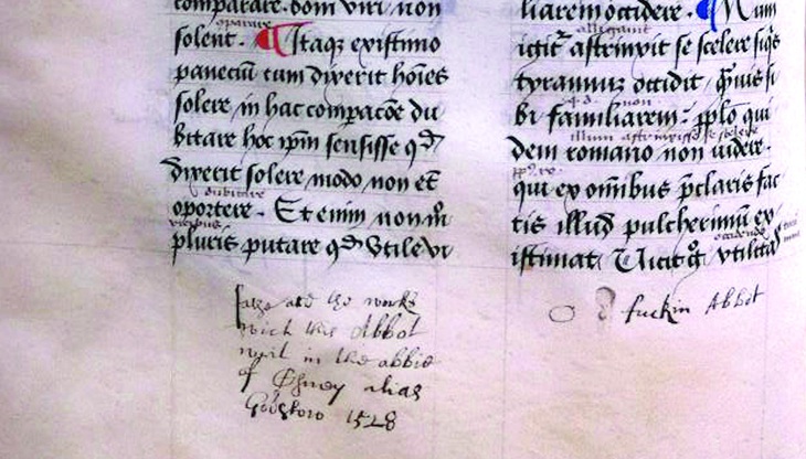 Đây là dòng chữ có từ fuck cổ xưa nhất từng được ghi nhận.