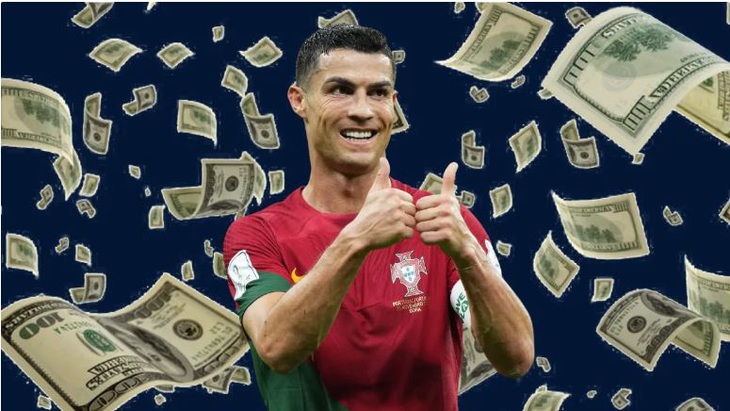 Dù đã rời xa sân cỏ châu Âu, Ronaldo vẫn kiếm "đầy bồn đầy bát" - Ảnh: Getty