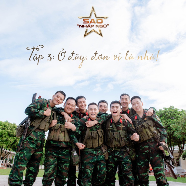 Dàn tân binh của Sao nhập ngũ 2024 trở nên thân thiết với nhau hơn.