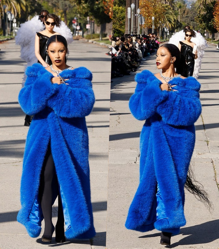 Cardi B lần đầu thử sức diễn thời trang 