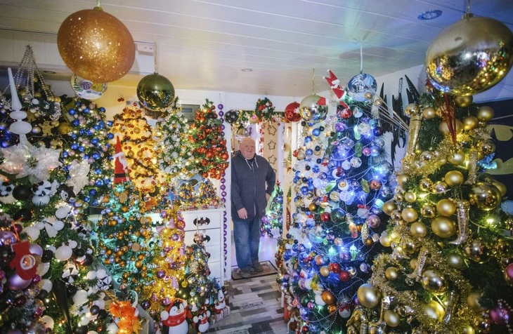 Có quá nhiều cây thông Noel cũng mệt lắm chứ bộ: 