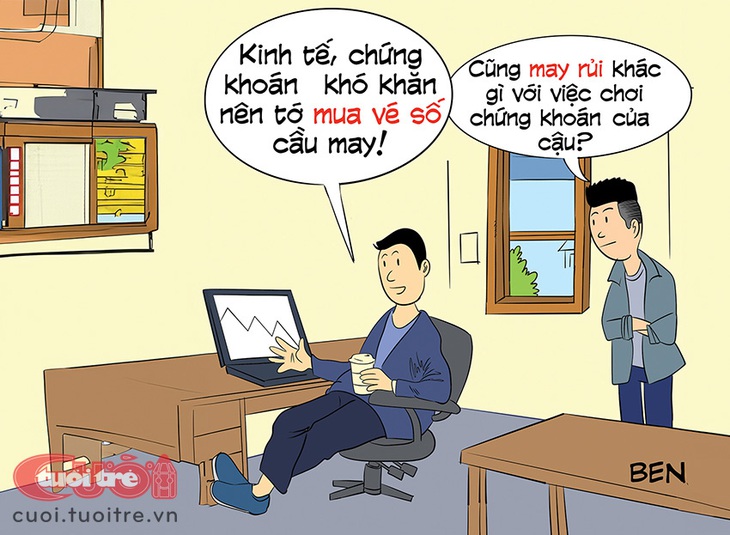 Phương án&nbsp;làm giàu may rủi năm 2023 - Tranh biếm họa của BEN 